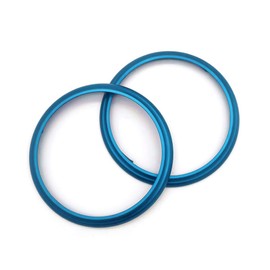 Thor-Ind 2pcs Car AC Air Outlet Cover Trim Air conditioning Air Vent Outlet Decorative Ring Stickers For SUBARU BRZ Scion FR-S Toyota 86 GT86 2012-2018 (Blue)