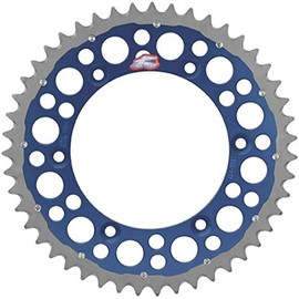 Renthal 1500 Twin Ring YZF 250/450/520/50GPBU 520 Chain Sprocket, 50 teeth 01, Blue