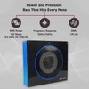 Rockville RW8CA 600W Low Profile Under-Seat Active Car Subwoofer, 2