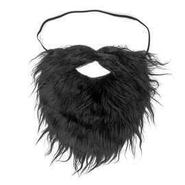 FVCENT Costume Fake Beard Men's Beard Costume Facial Supplies Disguise Male Makeup Cosplay Holiday Party Party (Black)