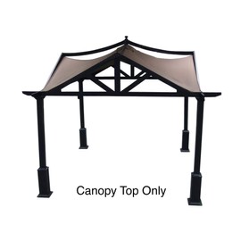 APEX GARDEN Replacement Canopy Top for Lowe's 10 ft x 10 ft Gazebo #GF-12S039B / GF-9A037X (Brown)