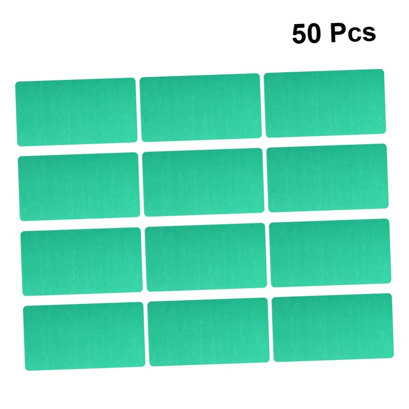 COHEALI 0.2mm Aluminum Business Cards 50pcs Diy Engraver Engraving Blank