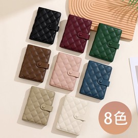 RenLianyi Passport Case, Prevents Skimming, Stores 1 Passport, Stylish, Passport Cover, Wallet, One-Piece, Cute, Lightweight, Passport, Airline Ticket Holder, Pen Clip, Card Case, Holds 4 Cards