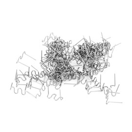 Grapas Tipo Soldadura Plastico,Grapas En Caliente Grapadora De Plástico De Acero Inoxidable Para Reparación De Carrocería De Soldadura 100 Pcs 0.8Mm Reparación De Parachoques