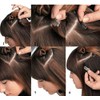 E Double Weft Clip-In Extensions, Real Hair