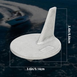 46399A1 Boat Trim Tab Anode for MerCruiser and Mercury Mariner 35HP 40HP 45HP 50HP, Force 90/120 (1995 and up), Replace 822777Q1 822777A1 Sierra 18-6014A