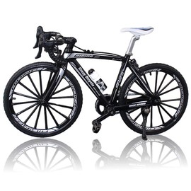 morytrade Bicycle Toy Road Bike Model Diecast Car Road Racer 6+ (Black)
