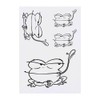 4 x 'Licking Toad' Temporary Tattoos - Water Resistant, Skin-Safe,