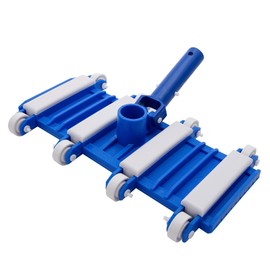 Uoark Pool Vacuum Head with Wheels, 14" Heavy Duty Head, Pool Vacuum Head Suitable for Above Ground and inground Pools(Pole not Included)