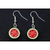 Miniblings Earrings Half Choke Halved Fruit Watermelon Cantaloupe Watermelon