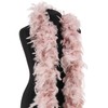 Deluxe Dust Storm Pink Feather Boa 100g and 180cm