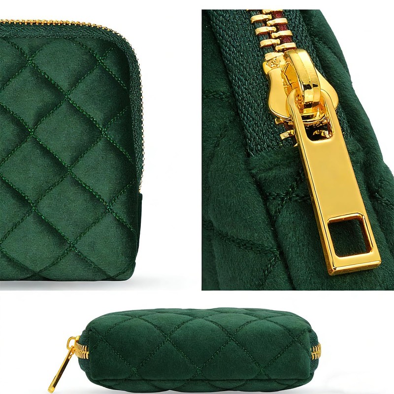 Small Travel Jewelry Bag Velvet Jewelry Case Pouch for Bracelet