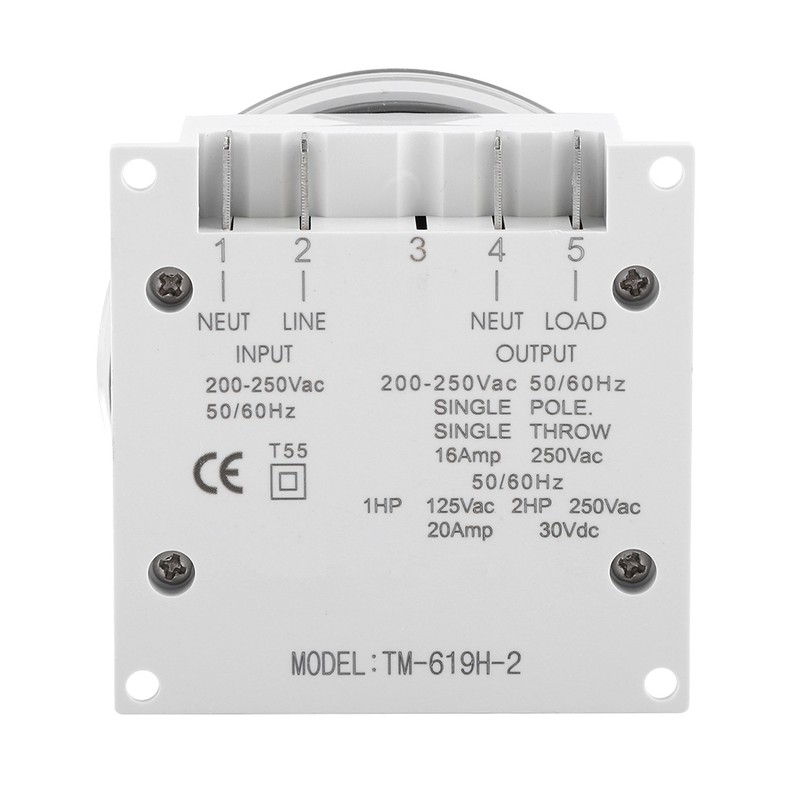 16A 7 Days Weekly Programmable Digital Timer Time Relay Switch