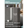 Menz Over Door Hanger – Set of 10, Silver -