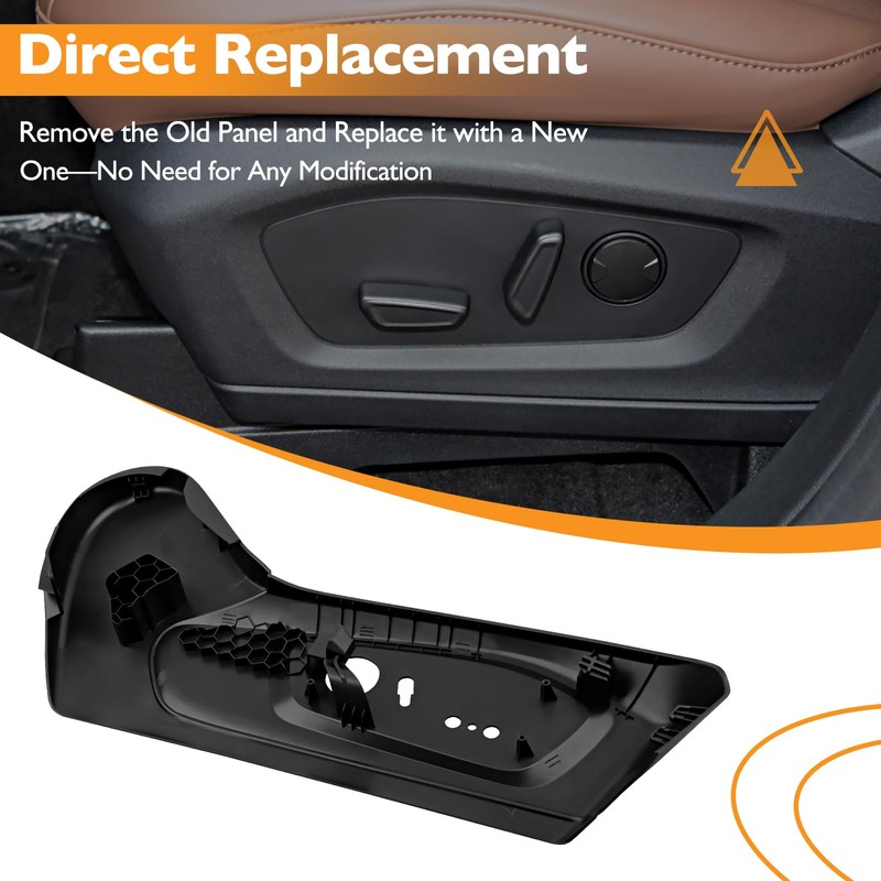 Driver Side Seat Trim Cover - Compatible with Ford Explorer