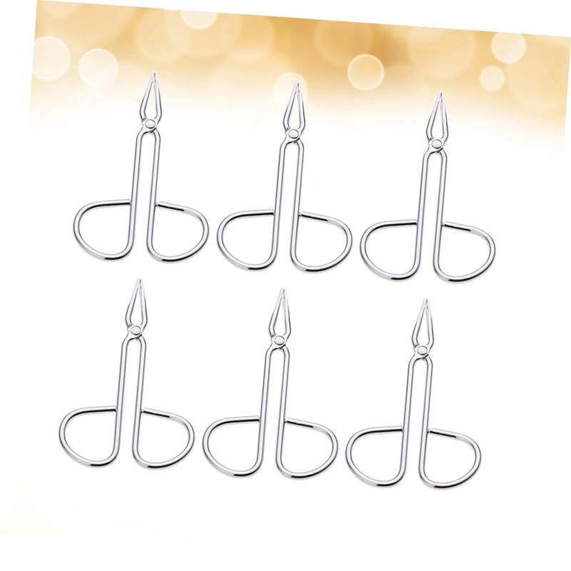 Ipetboom 1 Set 6pcs Tweezer Eyebrow Women Ladies Fine Kits
