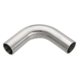 PATIKIL 3pcs 90 Degree Mandrel Bend Elbow, 3/4 Inch OD Steel Exhaust Elbow Piping Connector 316 Stainless 67mm for Exhaust Pipe Stair Handrail HVAC