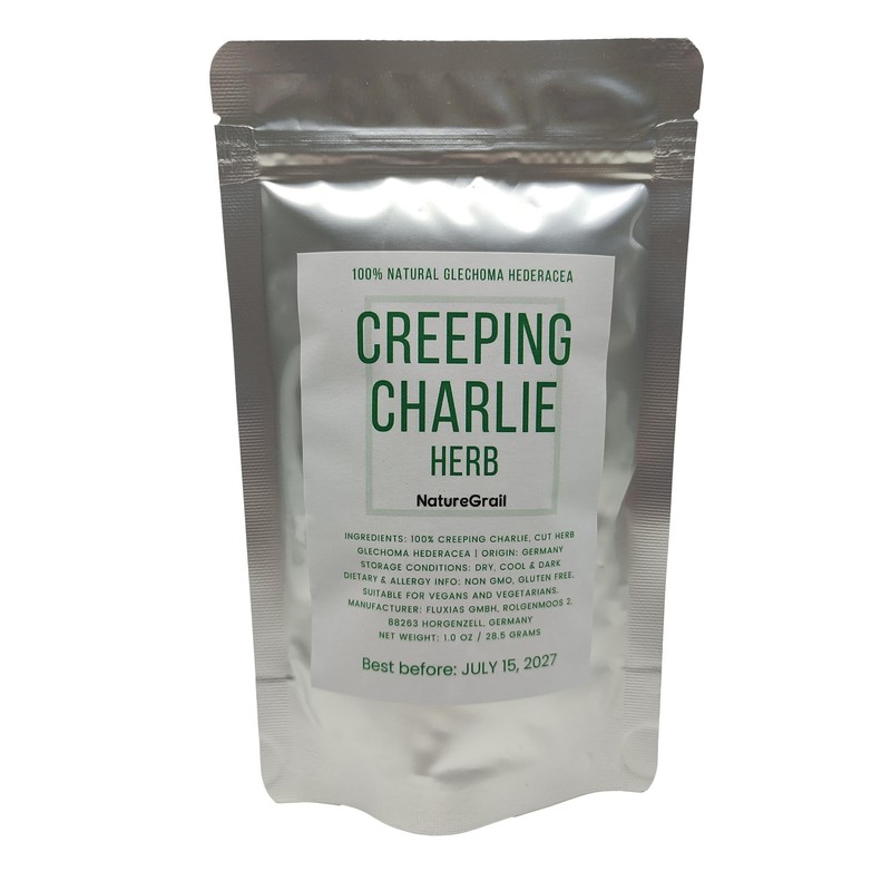 Creeping Charlie Herbal Tea, Made from 100% Glechoma Hederacea, Cut