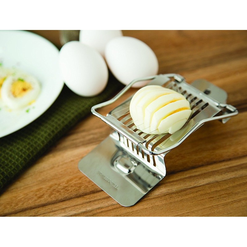 Fox Run Mushroom Egg Piercer, Short Handle Slicer, Metallic