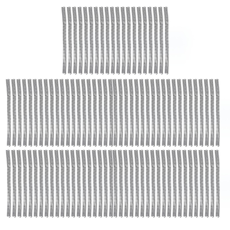 100PCS Binding Spiral 14.3mm Diameter 48 Teeth 4:1 115 Pieces