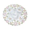 Royal Arden Base Mat, Embroidery Lace, 77706, Approx. φ9.8 inches