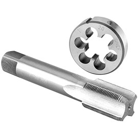 Burkit 1"-20 UNEF Tap and Die Set, 1" x 20 UNEF Machine Thread Tap and Round Die Right Hand