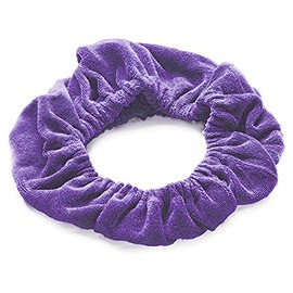 TASSI (NxN Purple) Hair Holder Head Wrap Stretch Terry Cloth, The Best Way To Hold Your Hair Since...Ever!