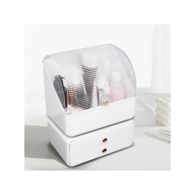 Igoin 화장품 정리함 2단서랍 분리형 보관 수납 콘솔 2-Tier Drawer