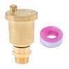 1/2" Brass Air Release Valve Kit, Automatic Float Valve with
