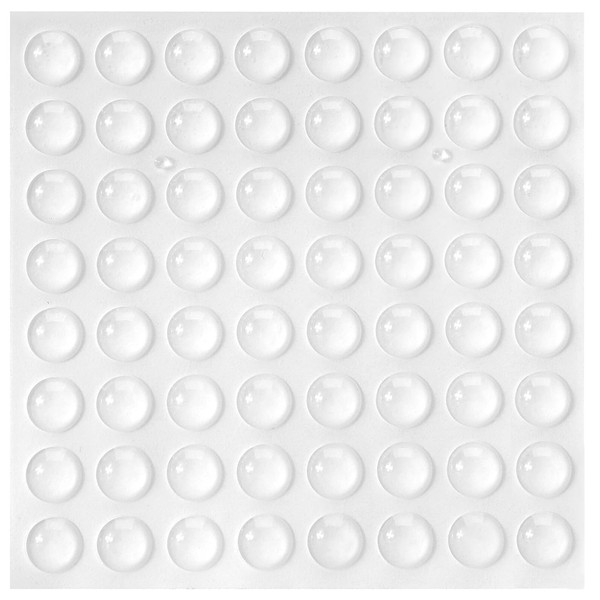 CHUNZEXI 128Pack Clear Cabinet Door Bumpers - 1/4 Inch Diameter