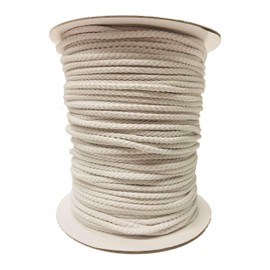 Beyond Trim Drawstring Cord Rope - 100% Cotton Replacement Piping Drawcord Clothing Sewing DIY Crafts 80B White 5 Yards