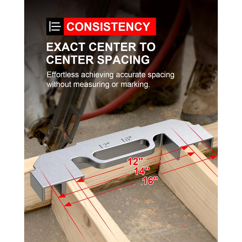 Kolvoii 2 Pcs Framing Tools, 12", 14" & 16" On-Center