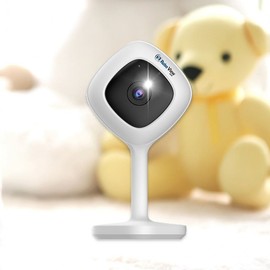 Global Eynet RoboView A2 Smart Home IP Camera with Sound Detection for Baby Monitoring RoboView A2 + Genuine 128GB MLC SD Card