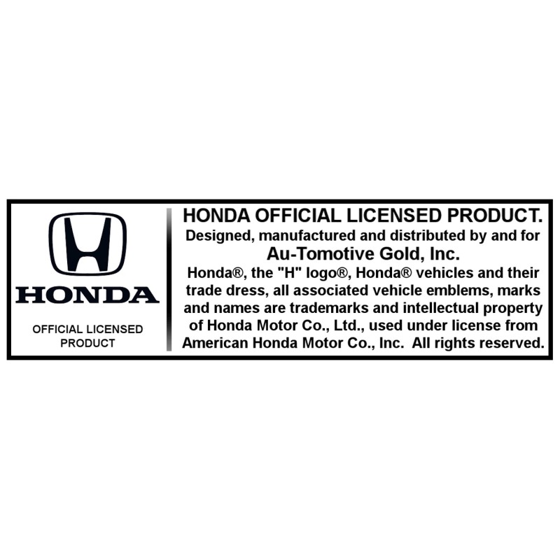 Honda CR-V Laser Etched Script Stainless Steel License Plate Frame