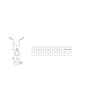 Transition Piece 55 x 110 mm Diameter 100 mm White