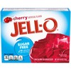 Jell-O Sugar-Free Cherry Gelatin Mix 0.6 Ounce Box (Pack of
