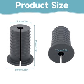 MYZHRE Starlink Cable Routing Kit,Starlink Cable Installation Kit,Starlink Mounting Accessories,2* Grommets, 1" Spade Drill Bit, 5/16" Drill Bit, 15 Wall Clamps (Grey)