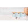 KitchenCraft Storage Canisters, Light Blue, 3 Pieces, Gift Boxed