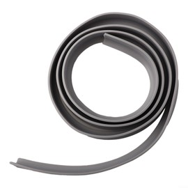 Collapsible Shower Threshold Water Dam Barrier, Self Shower Water Guard Blocker, Silicone Water Barrier Strip For Shower, Floor, Kitchen Dry And Wet Separation Seal Strip Edge Trim(Gray 200cm)