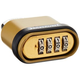 Silverline 472645 4-Digit Combination Padlock Zinc Alloy 50mm