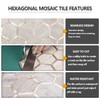 STICKGOO Hexagon Peel and Stick Backsplash Tile, Stick on Backsplash