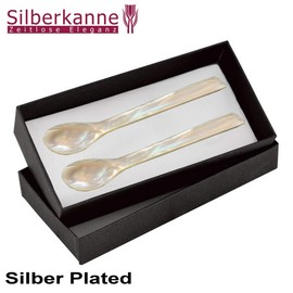 Mother of Pearl Spoon Caviar Spoon Egg Spoon L 10 cm Set of 2 Mother of Pearl High Quality and Stable Product Premium