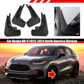 ZTT 4PCS FRONT REAR MUD GUARDS FOR HONDA HRV HR-V 2023-24 FENDER COVER SPLASH GUARD
