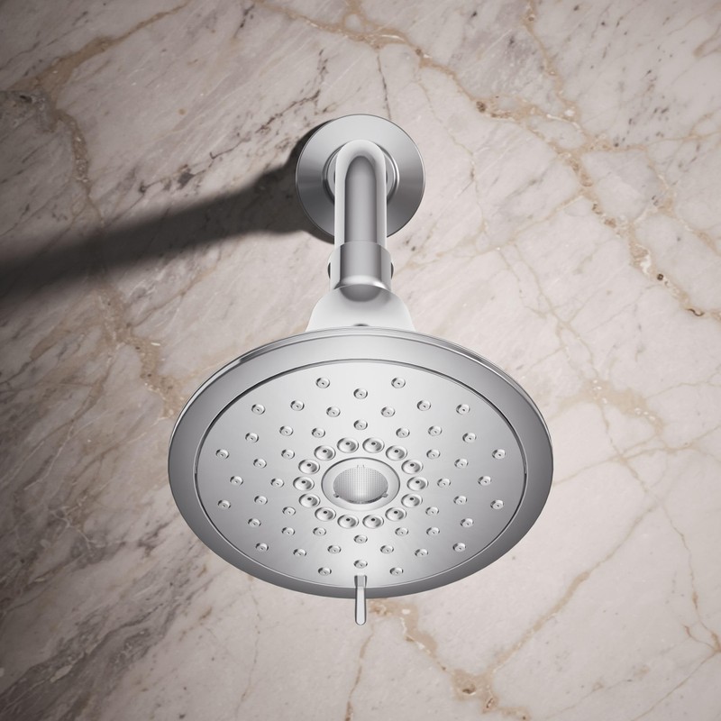 Kohler 22169-CP Forté® Three-function showerhead, 2.5 gpm, Polished Chrome