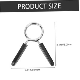 WOONEKY 5Pcs Barbell Clips Wear Resistant Weight Clamps for Secure Weight Lifting Convenient Dumbbell and Barbell Accessories for Home Gym and Commercial Use