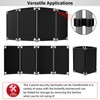 4 Panels Safety Barricade,7.8FT Removable Foldable Security Gates Barrier with