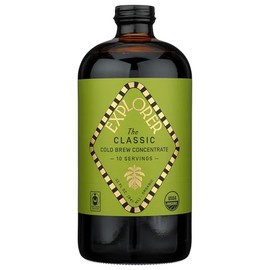 Explorer Cold Brew, Coffee Cold Brew Concentrate The Classic Organic, 32 Fl Oz