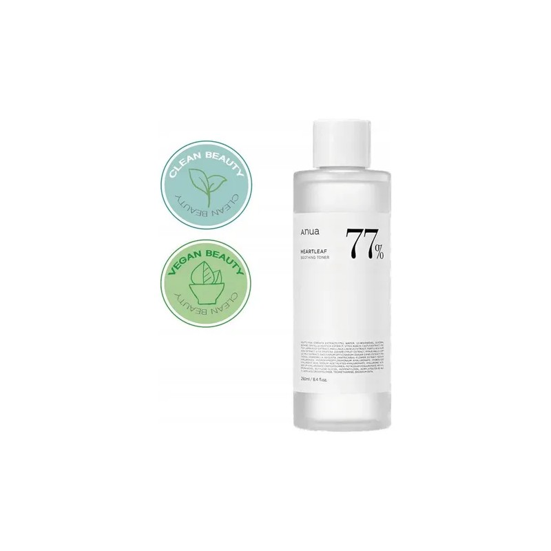 Anua Heartleaf 77 Hyaluron Tnico Calmante 250ml Coreano Acneica Danoche