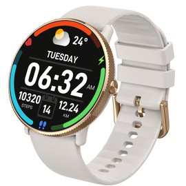 Basznrty Smart Watch for Women Fitness Tracker: Make/Answer Call Womens Watches Waterproof Digital Mens Watches Running Smartwatch Android Phone Heart Rate Monitor Step