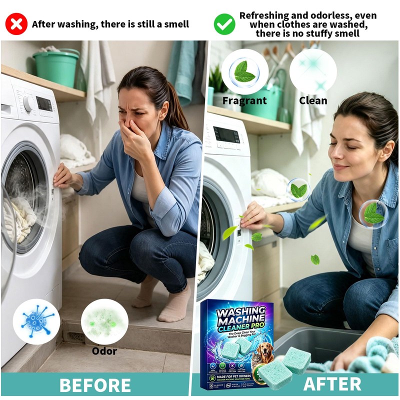 Ropizfu Washing Machine Cleaning Tablets 36 Pack